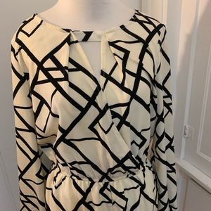 FABULOUS! Just Fab Black and White Romper